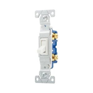 1301W Eaton Single pole 15A 120V toggle switch