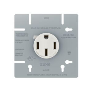 AH1168W-C-BX-L Eaton 50A 125-250V 14-50R Range receptacle
