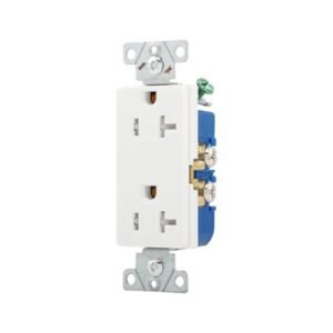 TR1307W Eaton Temper proof decorator duplex receptacle 20A 125V