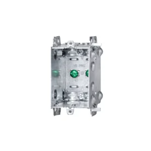 1104-LH - 3 x 2 x 2-1/2 D. Gangable Rectangle Steel Device Box