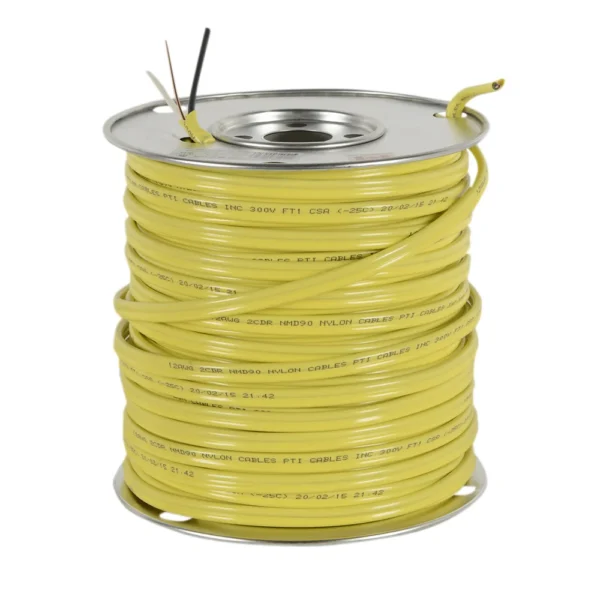 NMD90 12/2 75M Romex Electrical Wire Yellow