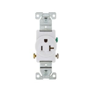 1877W Eaton commercial grade single receptacle 20A 125V 5-20R