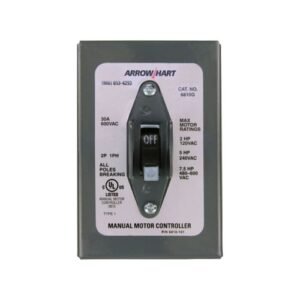 AH6810G Eaton manual motor controller Toggle 30A 600V 2 Pole Single phase Enclosure