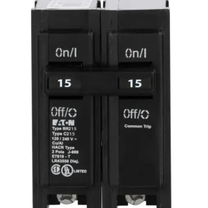 BR215 Eaton 15A 2 Pole 240V Breaker