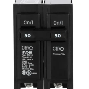 BR250 Eaton 50A 2 Pole 240V Breaker