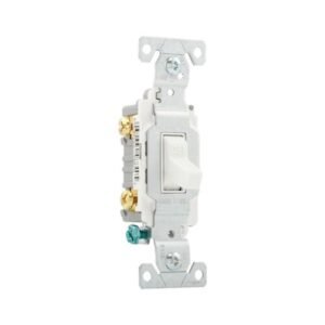 CS220W Eaton commercial grade toggle switch 20A 2 Pole 120-277V