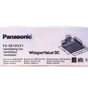FV-0510VS1_Panasonic WhisperValue DC Bathroom Fan 50-80-100 CFM White
