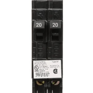 Q2020NC Siemens 20A Tandem 1 Pole 120V Breaker