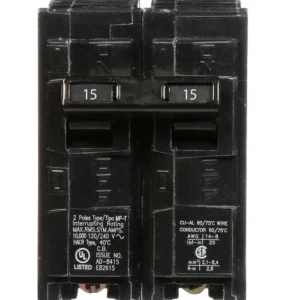 Q215 Siemens 15A 2 Pole 240V Breaker
