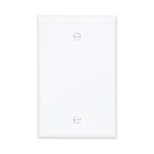 PJ13W  Eaton Single Gang Mid-size Blank Wall plate White