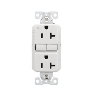TRGF20W Eaton Tamper Resistant GFCI Receptacle 20A 125V White
