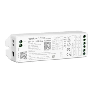 PVAC-F88_Smart 5 in 1 LED Strip Controller WiFi/2.4Ghz/App/Remote For RGBCCT/RGBW/RGB/Dual/Single Color