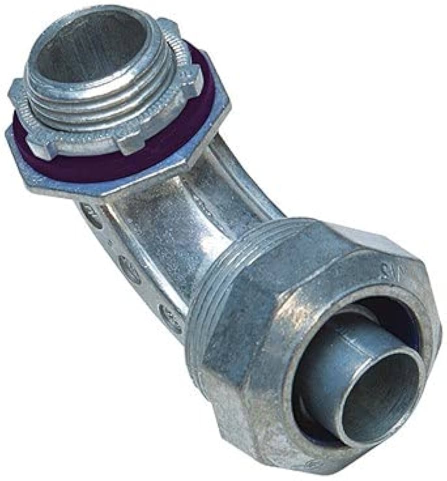 LTC05090_1/2'' 90° Liquid Tight Connector For Metallic Liquid Tight Conduit