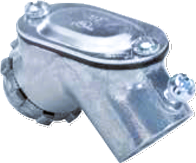 371_Nesco 1/2" COMBINATION Zinc Die Cast EMT to BOX or RGD to BOX Pull Elbow