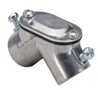 381_Nesco 1/2" COMBINATION Zinc Die Cast EMT/EMT or RGD/RGD Pull Elbow